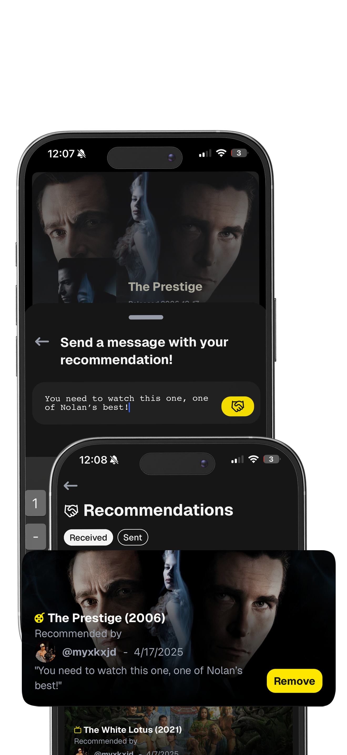 screenshot of bingeable homepage